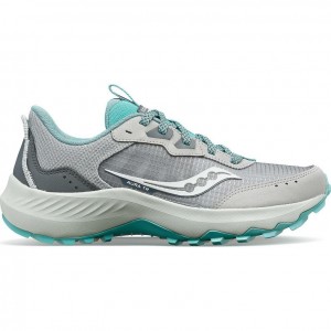 Dámské Běžecké Boty Saucony Aura TR Wide Šedé | CZ-RJTMN