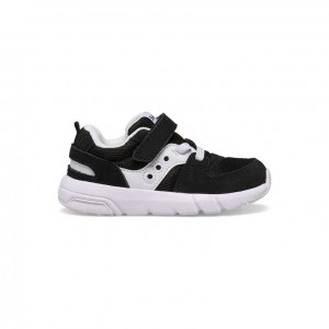 Malé Děti Tenisky Saucony Jazz Lite 2.0 Černé Bílé | CZ-YRMOK