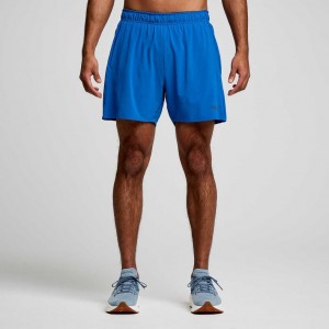 Pánské Kraťasy Saucony Outpace 5" Blankyt | CZ-WFKTZ