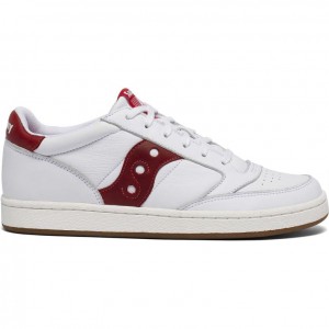 Pánské Tenisky Saucony Jazz Court Bílé Červené | PRAHA-QDNPC