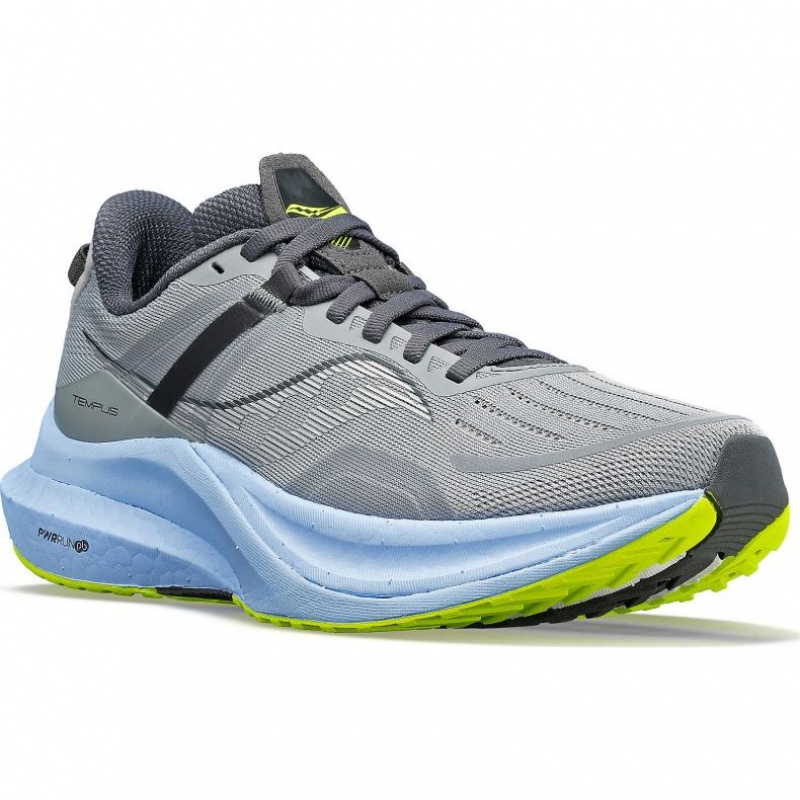 Dámské Běžecké Boty Saucony Tempus Wide Šedé | CZ-MNVLY