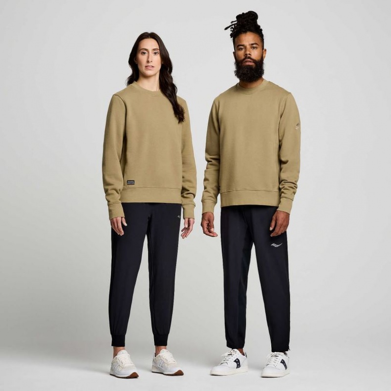 Dámské Mikina Saucony Recovery Crew Olivy Zelené | CZ-BIMLX