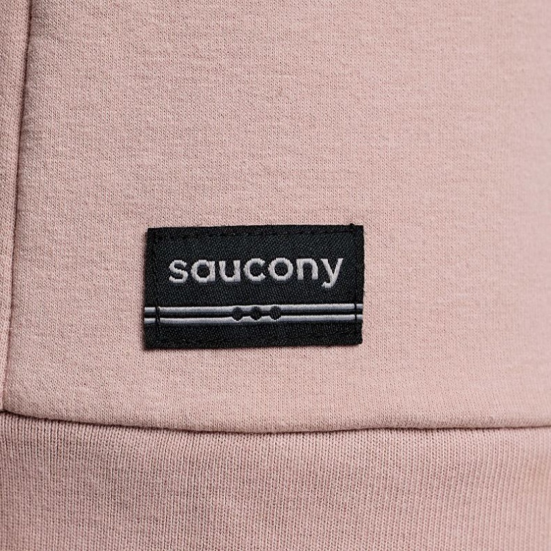 Dámské Mikina s Kapucí Saucony Recovery Zip Tunic Růžové | CZ-RKVFD