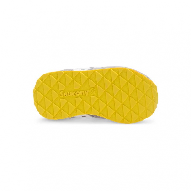 Malé Děti Tenisky Saucony Baby Jazz Hook & Loop Šedé | CZ-FRELO