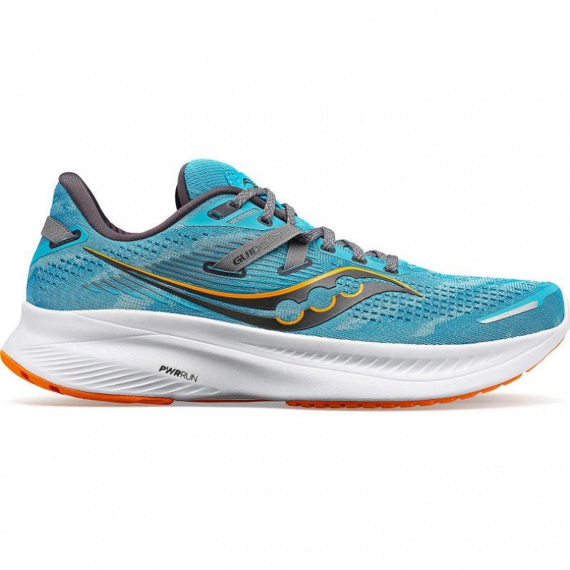 Pánské Běžecké Boty Saucony Guide 16 Wide Tyrkysové | CZ-WMKFO