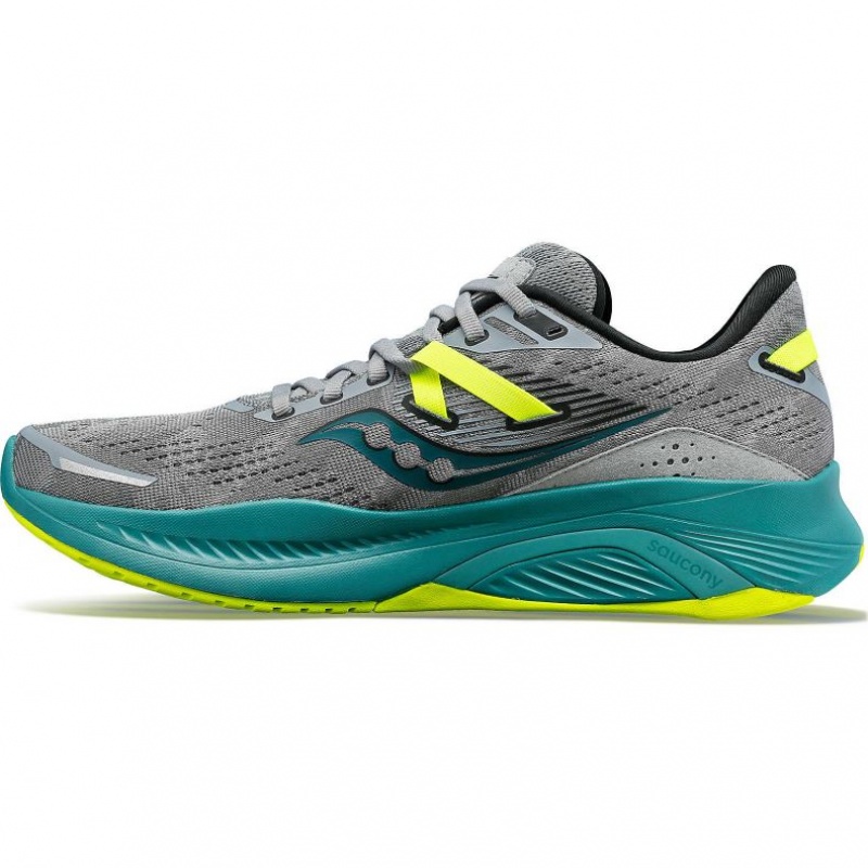 Pánské Běžecké Boty Saucony Guide 16 Wide Šedé Tyrkysové | PRAHA-VFHBU