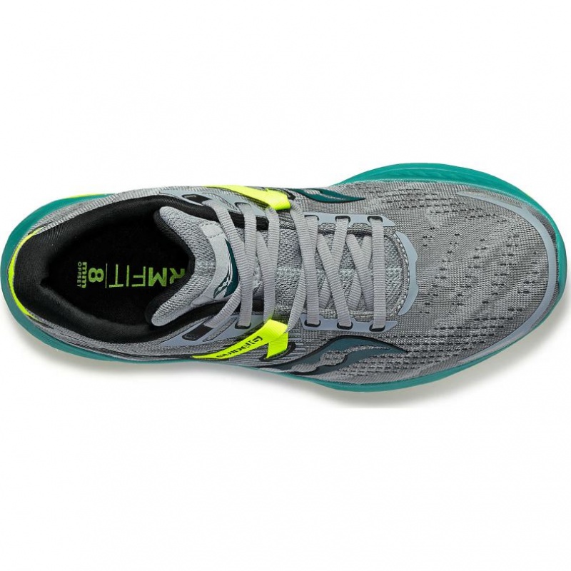 Pánské Běžecké Boty Saucony Guide 16 Wide Šedé Tyrkysové | PRAHA-VFHBU