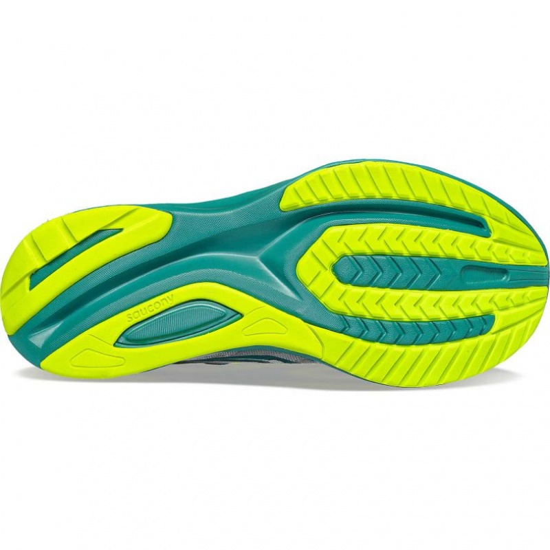 Pánské Běžecké Boty Saucony Guide 16 Wide Šedé Tyrkysové | PRAHA-VFHBU