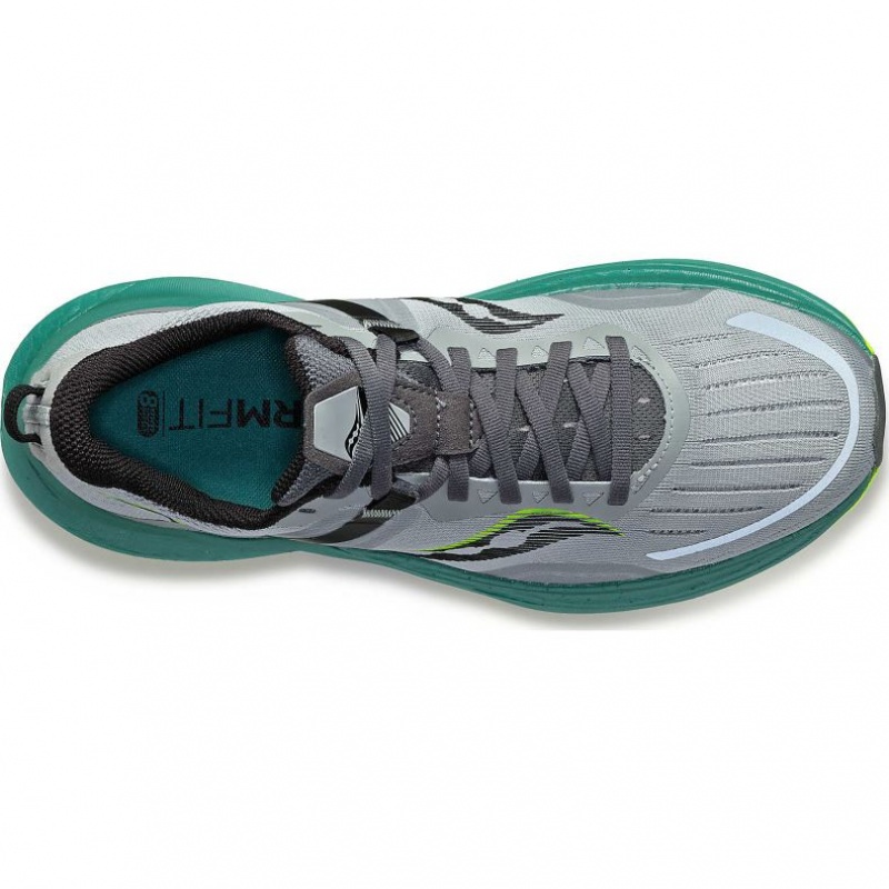 Pánské Běžecké Boty Saucony Tempus Wide Šedé Tyrkysové | CZ-OZQBX