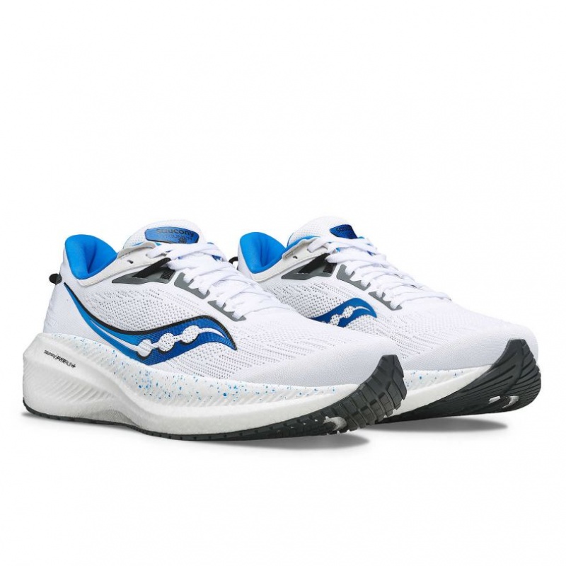 Pánské Běžecké Boty Saucony Triumph 21 Bílé | PRAHA-OQUVG