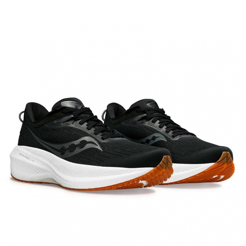 Pánské Běžecké Boty Saucony Triumph 21 Černé | CZ-HZEXT